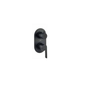 D860199560 MISCELATORE DOCCIA INCASSO DUE VIE NERO OPACO WEBERT