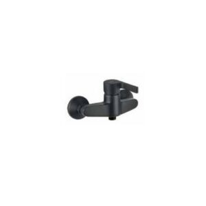 D870351560 MISCELATORE DOCCIA ESTERNO  SENZA KIT SCARICO 1"1/4 NERO OPACO WEBERT - immagine 1