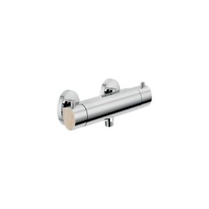 DS106030C10 RUBINETTO MISCELATORE TERMOSTATICO DOCCIA ESTERNO LAMINATO LEGNO "VANILLA W NOBILI - immagine 1