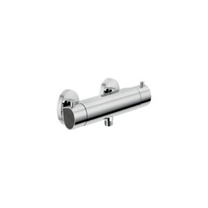 DS106030C14 RUBINETTO MISCELATORE TERMOSTATICO DOCCIA ESTERNO LAMINATO MATERIA "MIDNIGH NOBILI - immagine 1