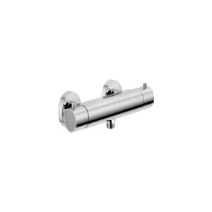 DS106030C19 RUBINETTO MISCELATORE TERMOSTATICO DOCCIA ESTERNO LAMINATO GUILLOCHE' "SCOT NOBILI - immagine 1