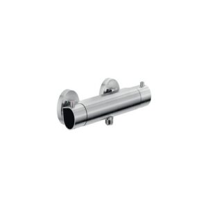 DS106030TNI RUBINETTO MISCELATORE TERMOSTATICO DOCCIA ESTERNO LAMINATO FENIX NERO NOBILI - immagine 1