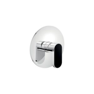 DS106108C02 RUBINETTO MONOCOMANDO DOCCIA INCASSO NERO 0901-60 "GOTHAM BLACK NOBILI - immagine 1