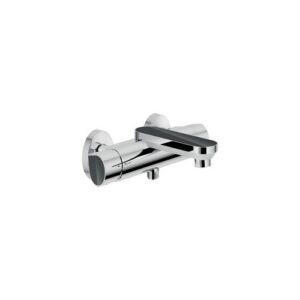 DS106110/1C21 RUBINETTO MONOCOMANDO GRUPPO VASCA SENZA DUPLEX POLISHED CARBONCROMO NOBILI - immagine 1