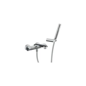 DS106110C21 RUBINETTO MONOCOMANDO GRUPPO VASCA CONDUPLEX POLISHED CARBONCROMO NOBILI - immagine 1