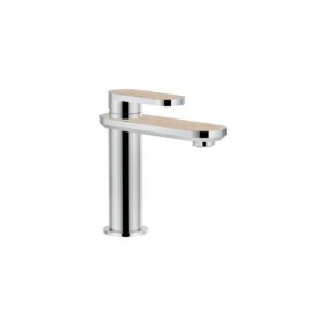 DS106118/2C10 RUBINETTO MONOCOMANDO LAVABO SCARICO AUTOMATICO PUSH  LEGNO "VAN NOBILI - immagine 1