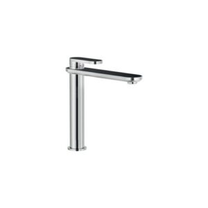 DS106128/2T22 RUBINETTO MONOCOMANDO LAVABO BACINELLA SCARICO AUTOM. PUSH 1"1/4 MATT CARBON NOBILI - immagine 1