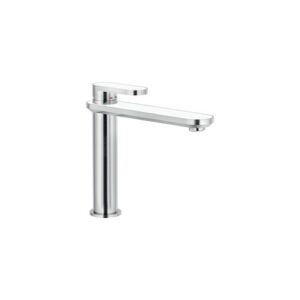 DS106158/2TBK RUBINETTO MONOCOMANDO LAVABO CART.Ø28 SCARICO AUTOMATICO PUSH FENIX BIANCO NOBILI - immagine 1