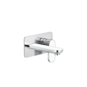 DS106198TBK RUBINETTO MONOCOMANDO LAVABO INCASSO A PARETE BOCCA 150MM FENIX BIANCO NOBILI - immagine 1