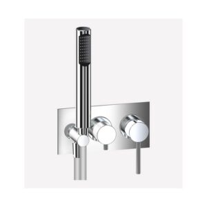 D860190015 MISCELATORE VASCA INCASSO CON DOCCETTA E DEVIATORE CROMATO WEBERT