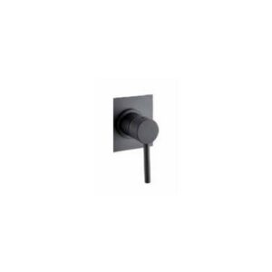D880105560 MISCELATORE DOCCIA INCASSO  1 VIA NERO OPACO WEBERT