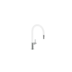 FL96137WC RUBINETTO MISCELATORE LAVELLO CARTUCCIA Ø28 DOCCIA ESTRAIBILE 2GETTI CROMO NOBILI - immagine 1