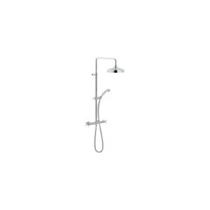 GRC0030/50CR RUBINETTO MISCELATORE TERMOSTATICO DOCCIA ESTERNO 2 VIE E SOFFIONE CROMO NOBILI - immagine 1