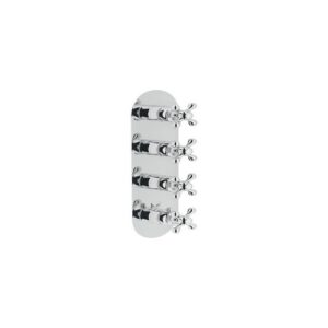 GRC5103CR KIT PARTI ESTERNE MANIGLIA GRAZIA 3 VIE (GRAZIA) CROMO NOBILI - immagine 1