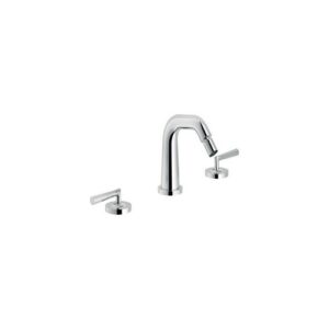 LK00215/2CR BATTERIA BIDET 3 FORI SCARICO AUTOMATICO LIKID CROMO NOBILI - immagine 1