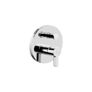 LR116100/ECR RUBINETTO MONOCOMANDO DOCCIA INCASSO CONDEVIAZIONE PARTE ESTERNA CROMO NOBILI - immagine 1