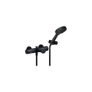 LR116110BM RUBINETTO MONOCOMANDO GRUPPO VASCA CONDUPLEX NERO OPACO NOBILI - immagine 1