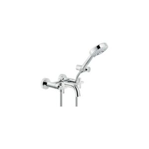 LR116210CR GRUPPO VASCA ESTERNO BICOMANDO CON DUPLEX CROMO NOBILI - immagine 1