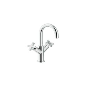 LR116218/2CR MONOFORO LAVABO CON SCARICO PUSH CROMO NOBILI - immagine 1