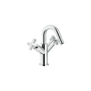 LR116219/2CR MONOFORO BIDET CON SCARICO PUSH CROMO NOBILI - immagine 1