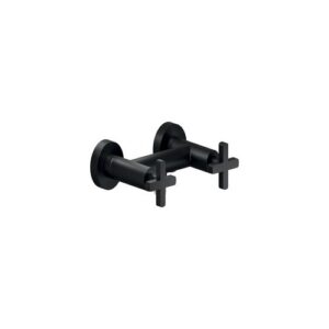 LR116230BM GRUPPO ESTERNO DOCCIA BICOMANDO NERO OPACO NOBILI - immagine 1