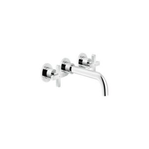 LR116298/1ECR RUBINETTO MISCELATORE BICOMANDO LAVABO AD INCASSOBOCCA MM.200 CROMO NOBILI - immagine 1