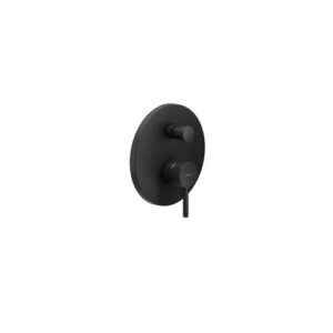 LV00100/EBM RUBINETTO MONOCOMANDO DOCCIA INCASSO CONDEVIAZIONE PARTE ESTERNA NERO OPACO NOBILI - immagine 1