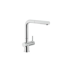 LV00117CR RUBINETTO MONOCOMANDO LAVELLO DOCCIA ESTRAIBILE CON DOCCETTA MONOGETTO DIAM. 28 CROMO NOBILI - immagine 1
