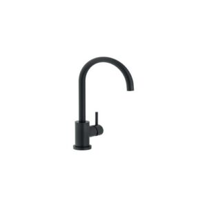 LV00133BM RUBINETTO MISCELATORE LAVELLO CANNA GIREVOLE LIVE NERO OPACO NOBILI - immagine 1