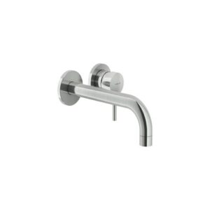 LV00199/1IX RUBINETTO MONOCOMANDO LAVABO A PARETE INCASSO BOCCA LUNGA CON ROSONI LIVE NICKEL SPA NOBILI - immagine 1