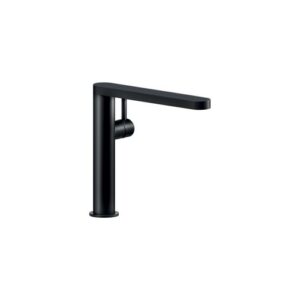 MH109113GBBM RUBINETTO MISCELATORE LAVELLO CANNA GIREVOLE CON LAMINATO SU BOCCA NERO OPACO NOBILI - immagine 1