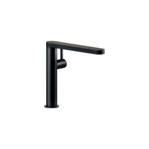 MH109113GLBM RUBINETTO MISCELATORE LAVELLO CANNA GIREVOLE CON LAMINATO SU BOCCA NERO OPACO NOBILI - immagine 1