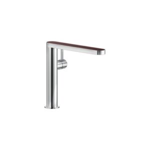 MH109113RJCR RUBINETTO MISCELATORE LAVELLO CANNA GIREVOLE CON LAMINATO SU BOCCA CROMO NOBILI - immagine 1