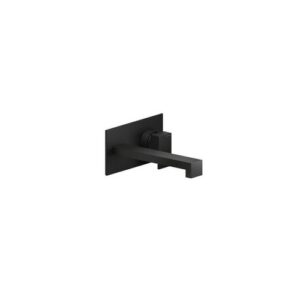 MI102198/1BM RUBINETTO MISCELATORE LAVABO INCASSO A PARETE BOCCA 200MM MIA NERO OPACO (VEL NOBILI - immagine 1