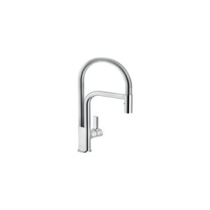 MP118300CR RUBINETTO MISCELATORE LAVELLO CON MOLLA ORIENTABILE CON DOCCETTA 2 GETTI CROMO NOBILI - immagine 1