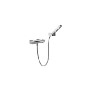 MQ102010IX RUBINETTO MISCELATORE TERMOSTATICO GRUPPO VASCA ESTERNO 2 VIE CONDUPLEX INOX NOBILI - immagine 1
