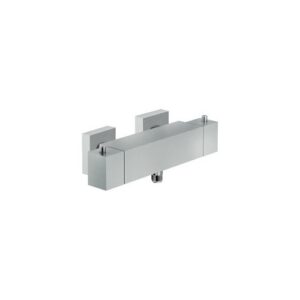 MQ102030IX RUBINETTO MISCELATORE TERMOSTATICO DOCCIA ESTERNO 40MM ROSONI QUADRI COOLBODY MIAQ NOBILI