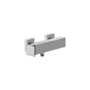 MQ102130IX RUBINETTO MONOCOMANDO DOCCIA ESTERNA ROSONI QUADRI MIAQ INOX NOBILI - immagine 1