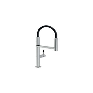 MV92400/50IX RUBINETTO MISCELATORE LAVELLO MOVE (VERSIONE CON GUAINA) INOX NOBILI - immagine 1