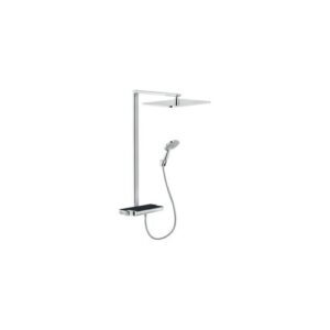 PN115030/30BCR RUBINETTO MISCELATORE TERMOSTATICO DOCCIA ESTERNO 2 VIE CON RAMPA CROMO NOBILI