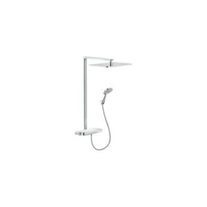 PN115030/30CR RUBINETTO MISCELATORE TERMOSTATICO DOCCIA 2 VIE CON RAMPA BIANCO CROMO NOBILI