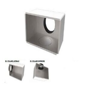 PWD100003 PLENUM COIBENTATO CON 3 INGRESSI PREDISPOSTI PER COLLARINI MOD. C3 TECNOSYSTEMI
