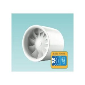1796 QUIETLINE 125 Ventilatore silenzioso assiale da canale con portata 197 m3/h