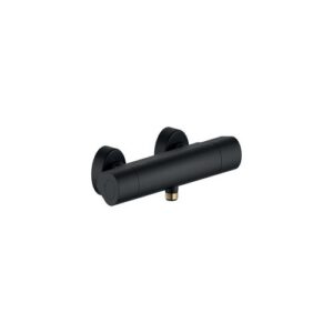 SE124030BM RUBINETTO MISCELATORE TERMOSTATICO DOCCIA ESTERNO COOLBODY SEVEN NERO OPACO NOBILI - immagine 1