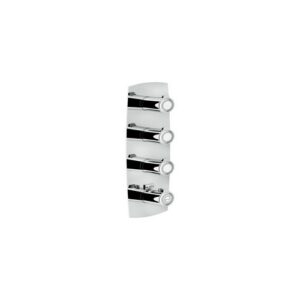 SI98103CR KIT PARTI ESTERNE TERMOSTATICO INCASSO A 3 VIE (SOFI') CROMO NOBILI - immagine 1