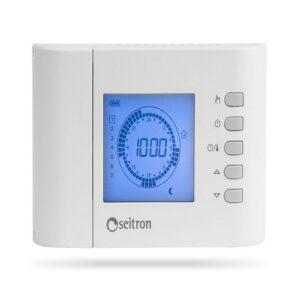 THW02B Cronotermostato digitale settimanale T.Hygros riscaldamento e raffreddamento SEITRON