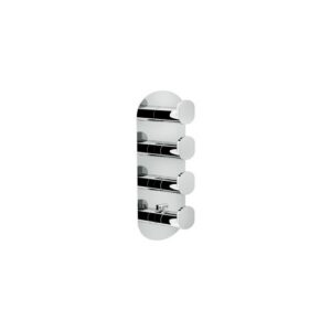 UP94103CR KIT PARTI ESTERNE TERMOSTATICO INCASSO A 3 VIE Ø 40 (UP) CROMO NOBILI
