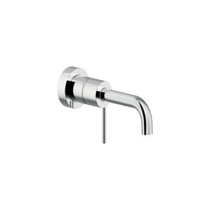 VE125198/1CR RUBINETTO MONOCOMANDO PARTE ESTERNA LAVABO A PARETE AD INCASSO 200 CROMO NOBILI - immagine 1