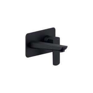VV103198BM  RUBINETTO MONOCOMANDO LAVABO INCASSO A PARETE 150MM ACQUAVIVA NERO OPACO / BLA NOBILI