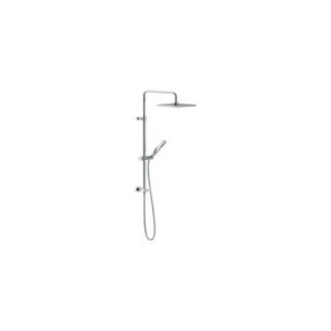 WE00141/50CR COLONNA DOCCIA CON PRESA ACQUA RAMPA TELESCOPICA SOFFIONE-DOCCETTA CROMO NOBILI